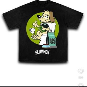 Black Dog Cartoon Tee